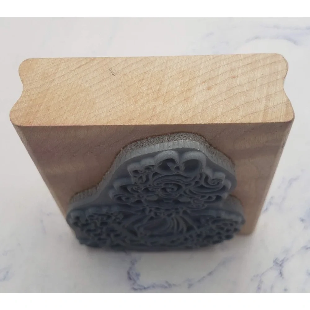Precious Moments So Many Hearts Stampendous UV009 Wood Mounted Rubber Stamp